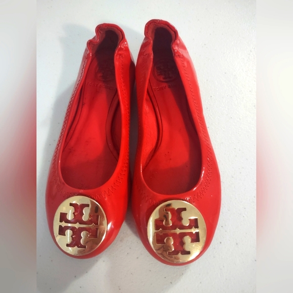 Tory Burch Shoes Tory Burch Girls Red Flats Kids Size Poshmark